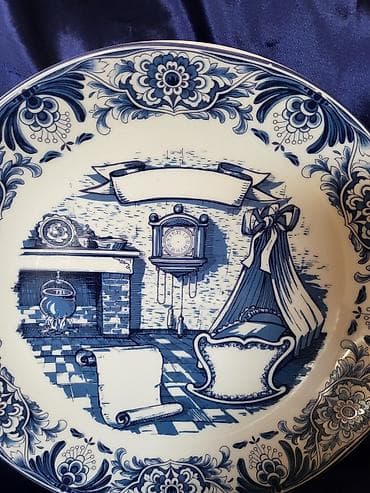Antikviteti: Tanjir za na zid za rodjenje deteta Bavaria porcelan.1960g+. Tanjir — 5
