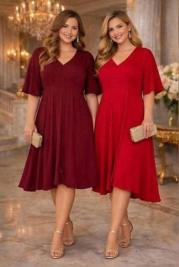 Haljine: 03. L. ✨ HALJINA ZA PUNIJE ✨ Elegancija koja prati liniju tela, lagana — 4