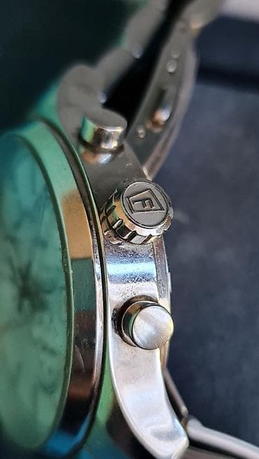 Ručni satovi: Festina muški hronograf sat – čelična narukvica, krem brojčanik - — 4