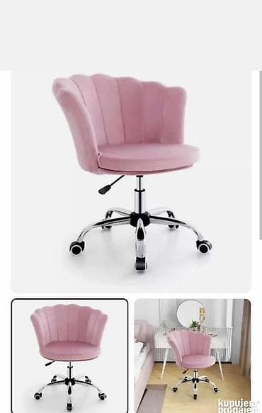 kancelarijske stolice roze: ‼️Stolica Cvet sada u vise Boja ‼️Roza Bez Crna Braun Zelena i — 4