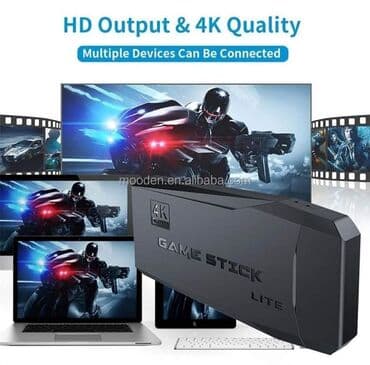 televizori do 10000 dinara: Cena 4300 dinara 4K HD Game Stick Mini konzola kutija Retro TV video — 2