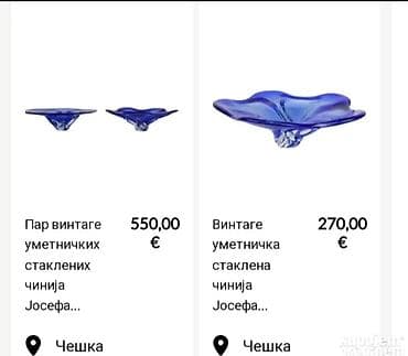 bachmayer posuđe cena: Cinija rucni rad iz 60ih Josef Hospodka Bohemija. Cinija unikatna — 3