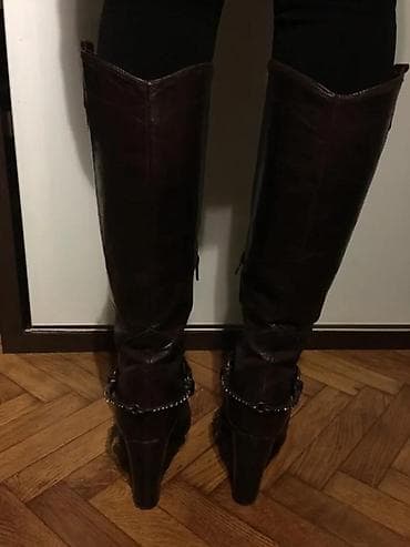 rimljanke sandale do kolena: VRHUNSKE ITALIJANSKE KOZNE ČIZME, VEL.36/37 | Vrhunske čizme, od — 10