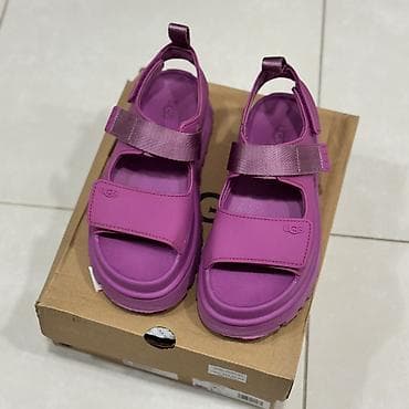 sandale na deblju stiklu: UGG W GoldenGlow ženske sandale - Boja: magenta/ljubičasta (MGS) - — 1