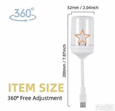 dekor ideale: Mini USB LED lampa sa fleksibilnim vratom Praktična i kompaktna LED — 4