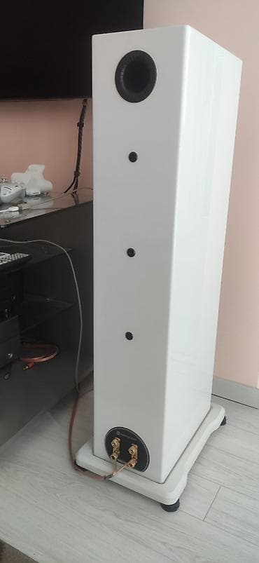 mrežice za zvučnike: Monitor Audio Silver RX8, bela klavir lak boja Drajveri, kabineti i — 3