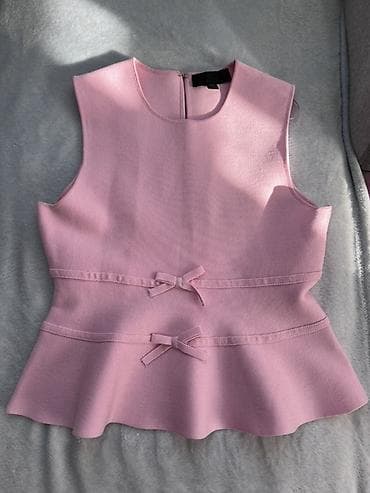 zara dzemper type 0: ZARA ženska bluzica bez rukava u nežno roze boji. Model sa okruglim — 1