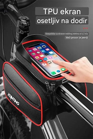 prodaja bicikala sombor: Nova torbica sa nosačem za mobilni telefon za biciklu. Torbica je — 1