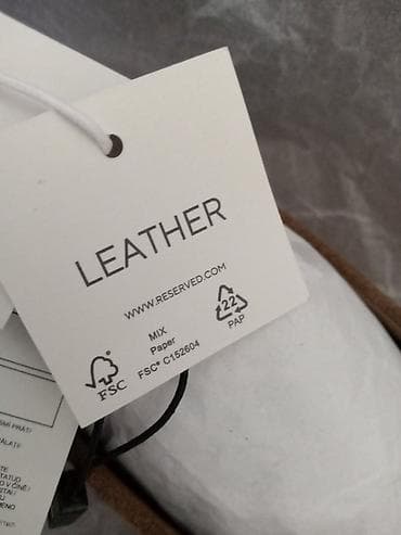 leopard print cipele: Ženske cipele RESERVED – braon antilop - Model: ravne vezane cipele — 9