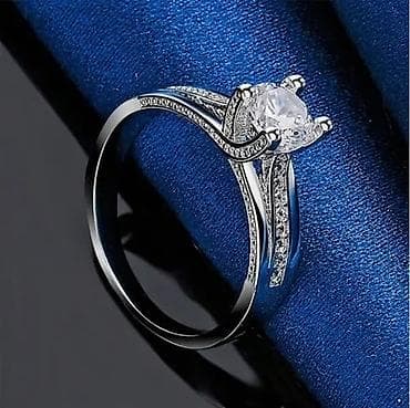 nike structure cena: Srebrni prsten 925 sa centralnim kamenom - Materijal: sterling srebro — 2