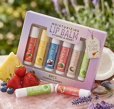 tesna koza: Set hidratantnih balzama za usne – Vitamins & Honey, 6 komada - — 1