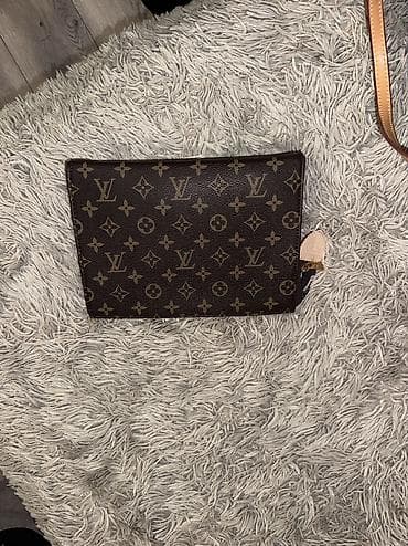 duksevi sa natpisima: KOŽA Louis Vuitton Neverfull Monogram torba sa dodatnom — 10