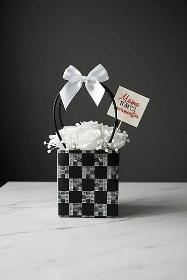 Dekorativne korpice sa veštačkim ružama – poklon za mamu - Elegantne