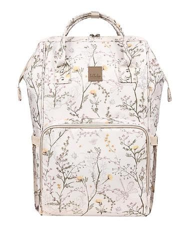 deciji satovi igracke: KikkaBoo Torba za mame Siena Luxe Secret Garden – beige Elegantna i — 2