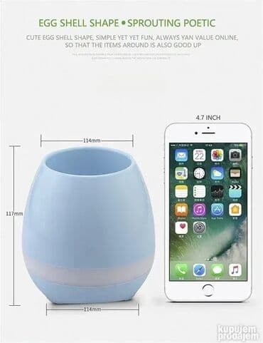 apple novi sad: *** AKCIJA *** #2290 SAKSIJA Bluetoth zvučnik Smart Music Flowerpot – — 5