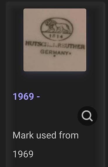kupujem razno: Tanjir Hutschenreuther 1969god.Bavaria. Tanjir bavaria porcelan,cvibl — 9