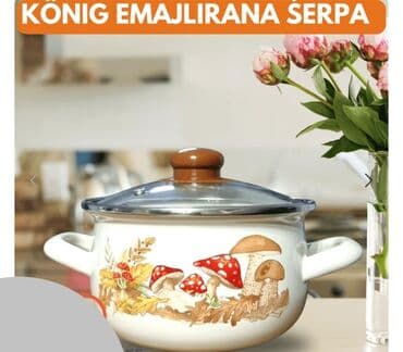 prodaja motornih testera: 🐰 Emajlirana Šerpa König sa Zekama – Slatki Dizajn i Vrhunski — 1