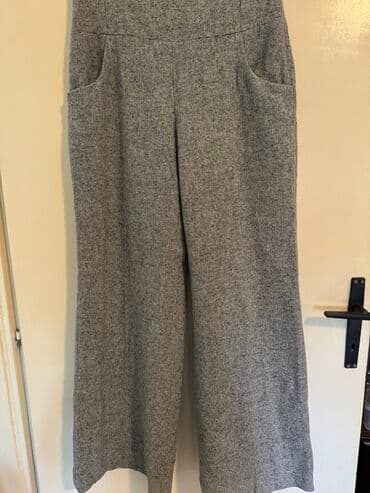 tamno sive pantalone: XL, Visok struk, Drugi kroj pantalona — 1