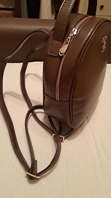 narukvice na moru: Ruksak Beverly Hills Polo Club – braon, kompaktan i elegantan. - — 4