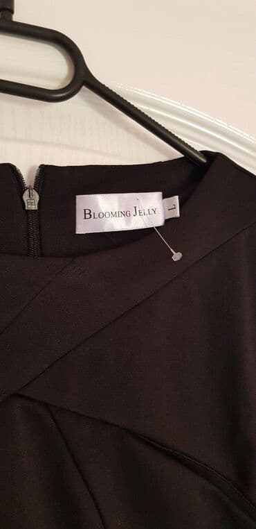 haljine sa kaisem: L (EU 40), color - Black, Evening, Short sleeves — 2