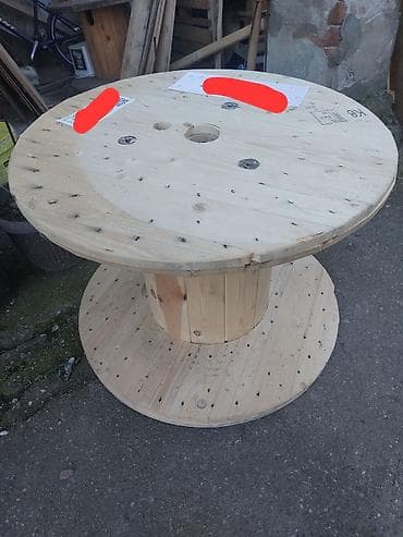 polovan nameštaj kupujemprodajem: Drveni koturovi/kalemovi za kablove – masivne, industrijskog tipa — 1