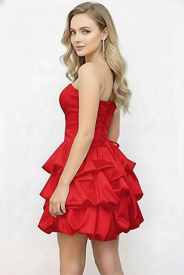 Sakoi: 🔥Kratka svečana haljina bez bretela od satena
✅3200 din — 7