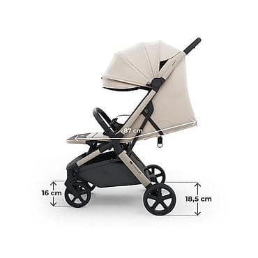 Kolica za bebe: Kinderkraft kolica NUBI 3 – SAND BEIGE (SKU: KSNUBI03BEG) Kompaktna — 6