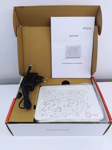 Modem Ruter Innbox V46 HGW VDSL2 Modem je nov, ispravan Uz modem — 5