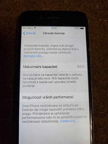 Kućni aparati: Apple iPhone 6 – 16 GB, Space Gray telefon je potpuno ispravan sim — 9