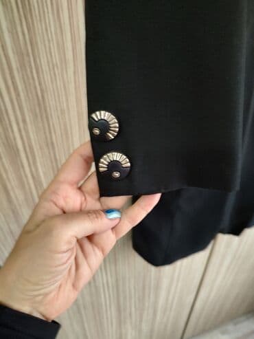 enigma haljine: Color - Black, Long sleeves — 2