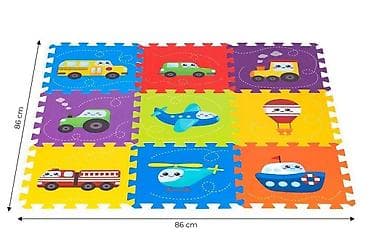 dečiji traktori: PODLOGA ZA IGRU “PUZZLE VEHICLES” – iPlay (Šifra proizvoda: ) - Set — 6