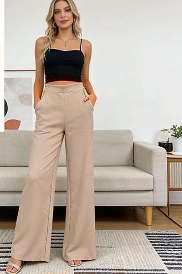 ideal pantalone: 💫Ženske pantalone širokih nogavica – visok struk
✅1950 din — 3