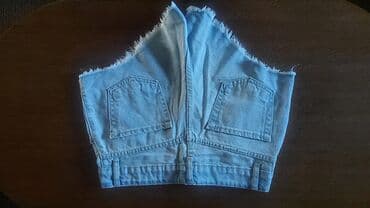 kozne helanke h m: S (EU 36), Jeans, color - Light blue, Single-colored — 2