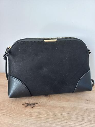 lv kais muski: Elegantna crna torbica preko ramena H&M - Materijal: kombinacija — 2