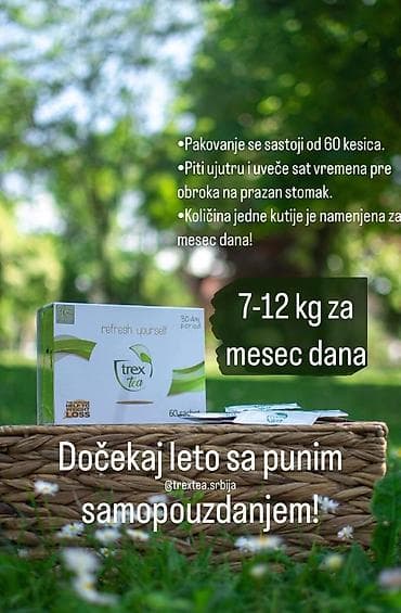 Trex Tea je biljni čaj u pakovanju od 60 kesica. Preporučuje se na lalafo.rs Trex Tea je biljni čaj u pakovanju od 60 kesica. Preporučuje se