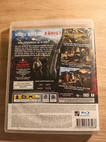ld plavi: Far cry 4 za PlayStation 3 u odličnom stanju dolazi sa kutijom — 2