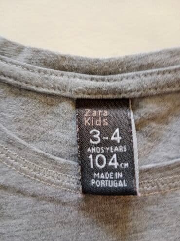 zara devojcice majice: Okrugli izrez, Dug rukav, 98-104 — 2