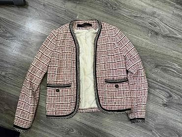 Kućna odeća: Zara tvid sako, prelep i za elegantne i za sportske kombinacije, XS — 3