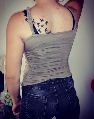 S, M, L, Cotton, Single-colored, color - Silver — 2