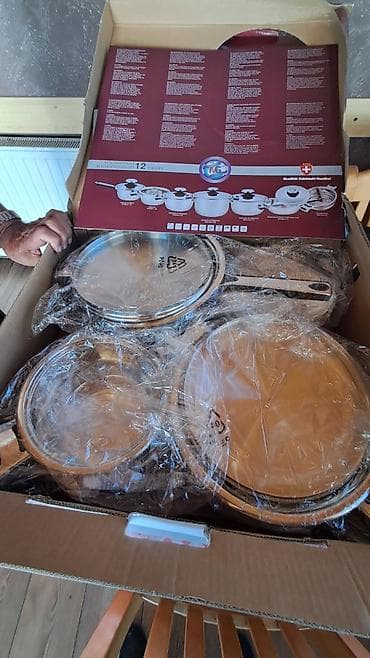 torta od suhomesnatih proizvoda: MG 12-delni set posuđa – visokokvalitetni nerđajući čelik Komplet — 6