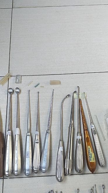 Other medical supplies: Oštra kašika Kireta Bone cureta Wiliger Martini, Barth, Kerpel — 7