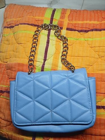 pamucne helanke cena: Plava torbica-1500din Kožna torbica(čista koža)-2000din — 1