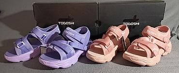primadonna obuca online: Roze i ljubičaste TOGOSHI preudobne sandale sa platformom 38, cena za — 9