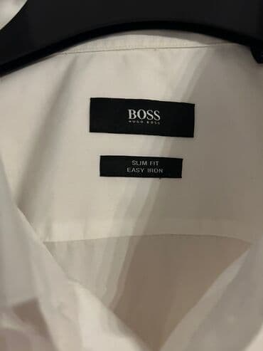 Košulje: Košulja Na duge rukave, L, Hugo Boss, bоја - Bela, Pamuk — 2