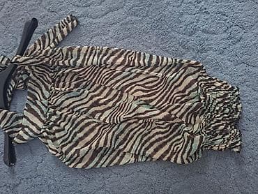 Ženski top sa zebraste šare - Model: top/majica bez rukava sa — 1