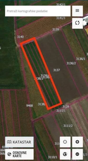 becej kuce na prodaju: 58 ares, Vlasnik — 2