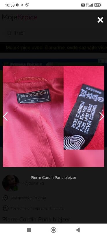 zeleni sako i pantalone: M, bоја - Crvena — 5