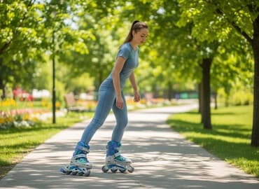 lidl decije ski pantalone: Deciji roleri ocuvani velicina 30-33 — 1