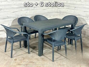 set za pomeranje namestaja: Baštenska ganitura, Metal — 2