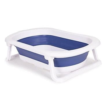 slike za zid: Sklopiva kadica za bebe sa odvodom – EcoToys, plava Šifra proizvoda — 3
